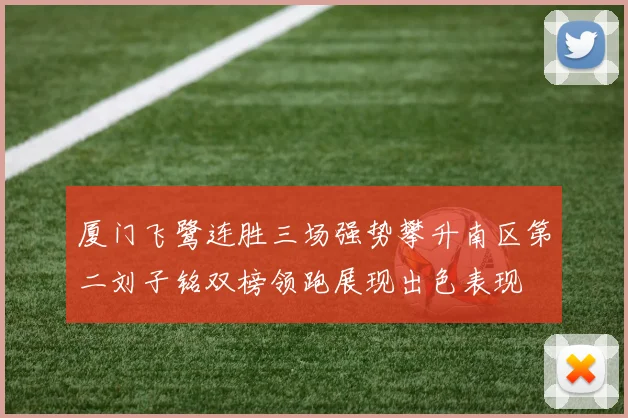 厦门飞鹭连胜三场强势攀升南区第二刘子铭双榜领跑展现出色表现